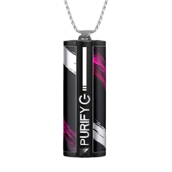 Wearable Air Purifier Necklace Mini Portable USB Air Cleaner Negative Ion Generator Low Noise,Black
Wearable Air Purifier Necklace Mini Portable USB Air Cleaner Negative Ion Generator Low Noise,Black