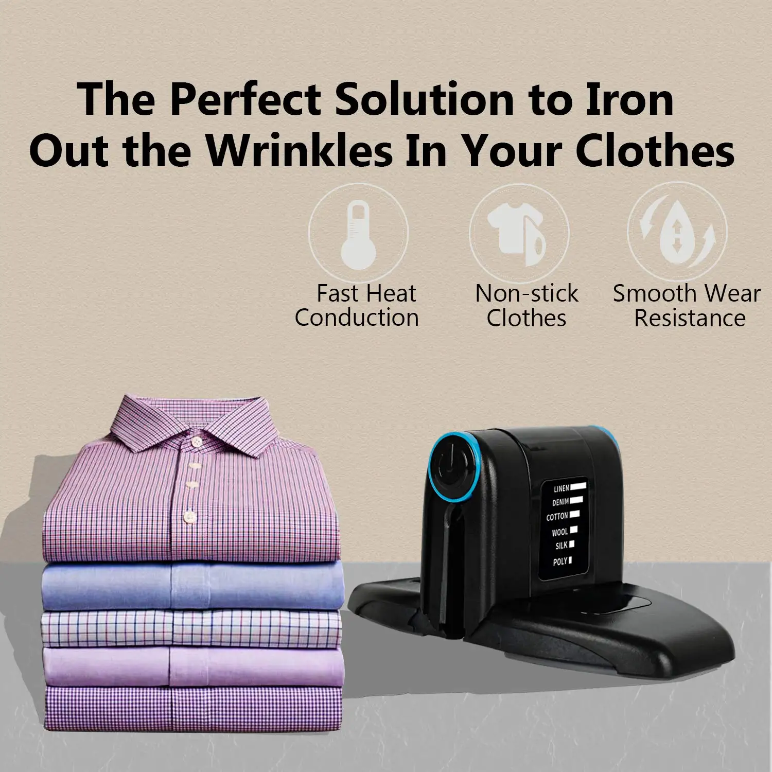 6 Heat Settings Iron Mini Collar Electric Double Ironing Flip-Out Wings Folding Portable Crafting Travel Business Trip Collar
6 Heat Settings Iron Mini Collar Electric Double Ironing Flip-Out Wings Folding Portable Crafting Travel Business Trip Collar