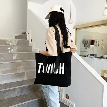 Large Messenger Bag Mochilas Women 2019 New Trend Casual Wild Letter Canvas Bag Large Capacity Student Hand Bag Shoulder Bag
Large Messenger Bag Mochilas Women 2019 New Trend Casual Wild Letter Canvas Bag Large Capacity Student Hand Bag Shoulder Bag