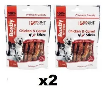 Boxby 2er-Set Huhn und Karotte, 100 g
Boxby 2er-Set Huhn und Karotte, 100 g