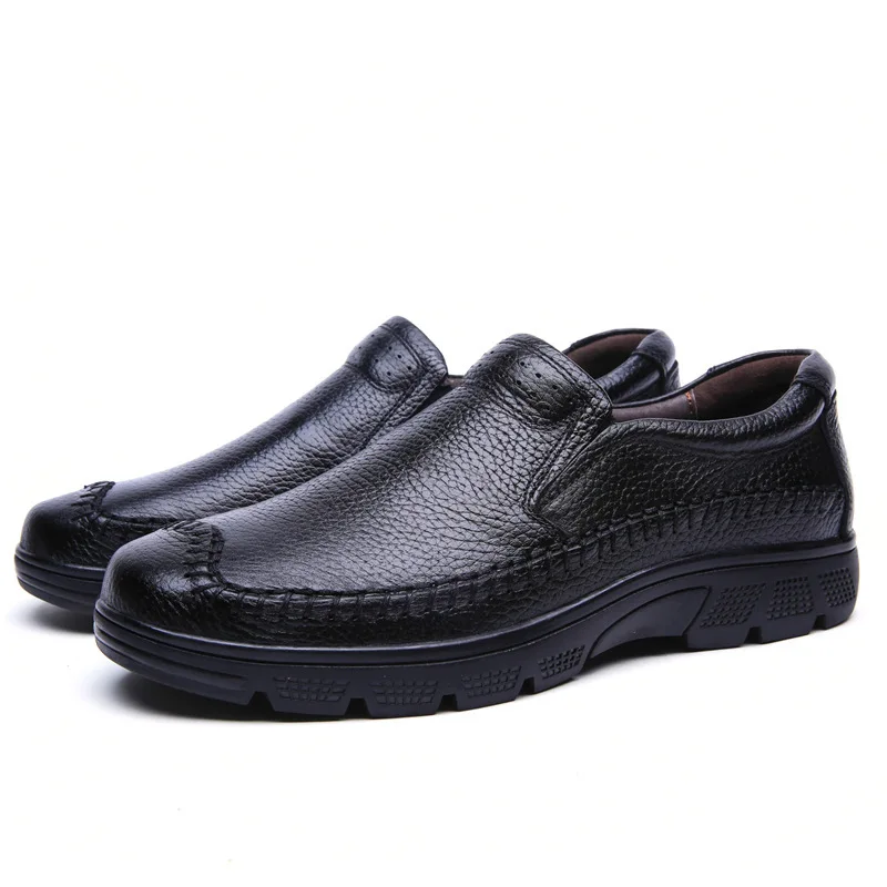 Spring And Autumn New Style Men Business Foot Covering Leather Shoes Full-grain Leather Middle-aged Father Shoes Dad Shoes Large
Spring And Autumn New Style Men Business Foot Covering Leather Shoes Full-grain Leather Middle-aged Father Shoes Dad Shoes Large