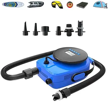SUP 20PSI Double Stage Electric Air Pump Inflatable SUP Boat New Version Intelligent Firmware with LCD Dispay Temperature Sensor
SUP 20PSI Double Stage Electric Air Pump Inflatable SUP Boat New Version Intelligent Firmware with LCD Dispay Temperature Sensor