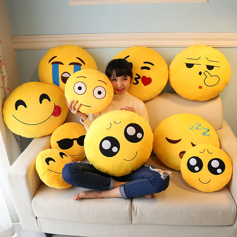 Factory direct sales QQ expression pillow plush toys large doll doll cushion cushion origin source customization
Factory direct sales QQ expression pillow plush toys large doll doll cushion cushion origin source customization