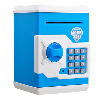 Hot New Piggy Bank Mini Atm Money Box Electronic Password Chewing Coin Cash Deposit Machine Gift For Children Kids-Blue
Hot New Piggy Bank Mini Atm Money Box Electronic Password Chewing Coin Cash Deposit Machine Gift For Children Kids-Blue