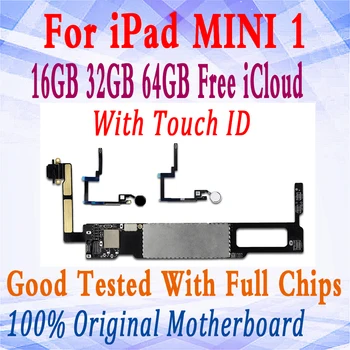 Original Motherboard For iPad MINI 3 Unlocked Mainboard With Touch ID For iPad MINI3 Logic Board With Full Chips Full tested
Original Motherboard For iPad MINI 3 Unlocked Mainboard With Touch ID For iPad MINI3 Logic Board With Full Chips Full tested