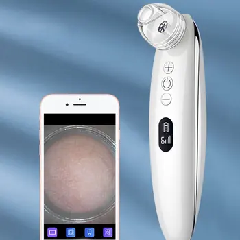 Portable Vacuum Blackhead Remover Professional Facial Pore Cleaner Equipment Extractor Face Skin Care Beauty Device Kemei CE
Portable Vacuum Blackhead Remover Professional Facial Pore Cleaner Equipment Extractor Face Skin Care Beauty Device Kemei CE