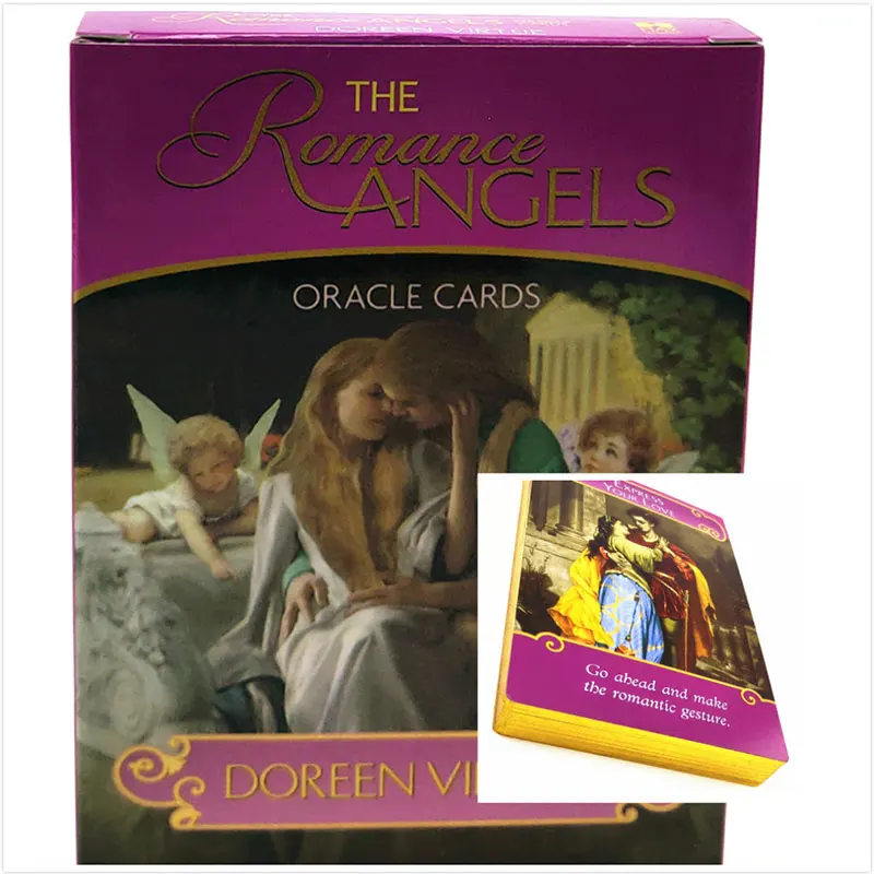 Romance Angels Oracle Cards английская карточная игра настольная Lenormand Wisdom Tarot Deck Детские