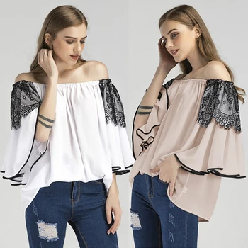 Women Off Shoulder Long Sleeve Blouse Floral Blouse Pullover Baggy Tops Casual Shirt
Women Off Shoulder Long Sleeve Blouse Floral Blouse Pullover Baggy Tops Casual Shirt