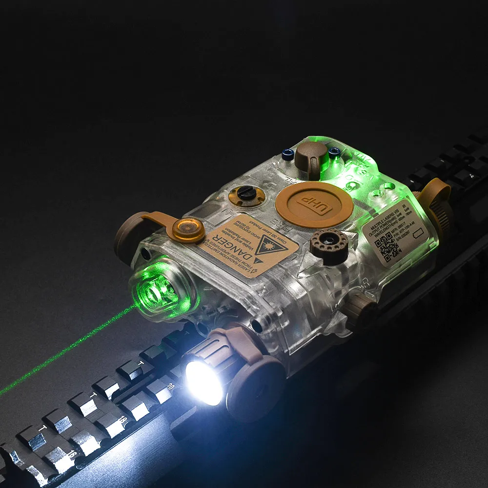 WADSN Tactical Transparent PEQ15 LA-5C Green IR Laser Flashlight Hunting DBAL-A2 Weapon Light PEQ Laser Sight fit 20mm Picatinny
WADSN Tactical Transparent PEQ15 LA-5C Green IR Laser Flashlight Hunting DBAL-A2 Weapon Light PEQ Laser Sight fit 20mm Picatinny