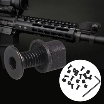 20Pcs Hot Metal Screw And Nut Replacement Set Fit Rail Sections For Hunting Keymod Rail Sections Accessories
20Pcs Hot Metal Screw And Nut Replacement Set Fit Rail Sections For Hunting Keymod Rail Sections Accessories