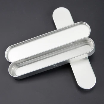 1pc Silver Pen Box Metal Rectangle Horses Mouth Tin Box Fountain Pencil Case 17.8*3.6*1.9cm
1pc Silver Pen Box Metal Rectangle Horses Mouth Tin Box Fountain Pencil Case 17.8*3.6*1.9cm
