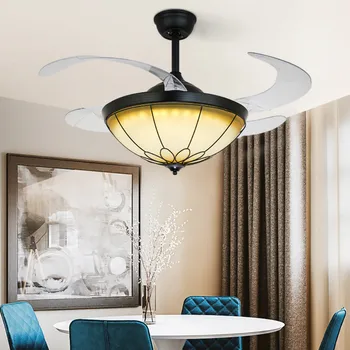 YEELED Light 42" Retro Ceiling Fans with Remote Control 3 Light and 3 Fan Speeds Invisible Ceiling Fan Chandelier for Indoor
YEELED Light 42" Retro Ceiling Fans with Remote Control 3 Light and 3 Fan Speeds Invisible Ceiling Fan Chandelier for Indoor