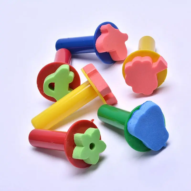 6 Pcs/Set Children Kids Toy DIY Sponge Painting Seal Tools Graffiti Brushes Drawing Accessories
6 Pcs/Set Children Kids Toy DIY Sponge Painting Seal Tools Graffiti Brushes Drawing Accessories
