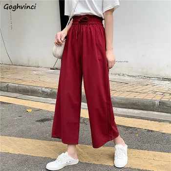 Pants Women Straight High Waist Loose Leisure Ankle-length Womens Korean Style Simple All-match Comfortable Daily Plus Size Thin
Pants Women Straight High Waist Loose Leisure Ankle-length Womens Korean Style Simple All-match Comfortable Daily Plus Size Thin