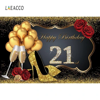 Laeacco 21th Birthday Photography Backdrops Balloons Roses High Heels Champagne Photo Backgrounds Photophone Photocall Photozone
Laeacco 21th Birthday Photography Backdrops Balloons Roses High Heels Champagne Photo Backgrounds Photophone Photocall Photozone