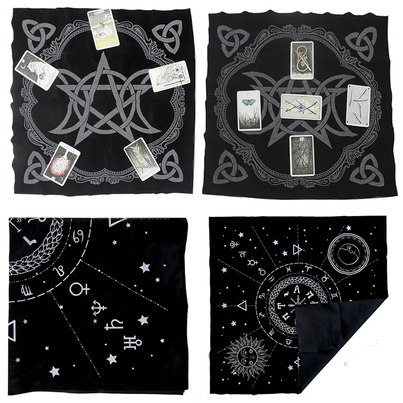 Altar Tarot Tablecloth Table Cloth Divination Cards Square Flannel Fabric Astrological Flower of Life with Twelve Constellations
Altar Tarot Tablecloth Table Cloth Divination Cards Square Flannel Fabric Astrological Flower of Life with Twelve Constellations