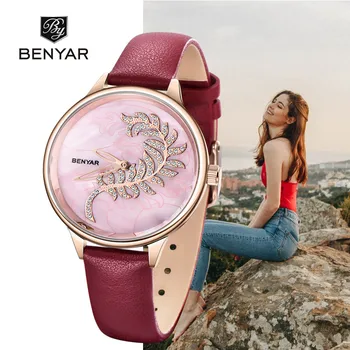 BENYAR 2019 New Women Watches Quartz Fashion Simple Gold Watch Top Brand Luxury Ladies Watches Leather Strap Relogio Feminino
BENYAR 2019 New Women Watches Quartz Fashion Simple Gold Watch Top Brand Luxury Ladies Watches Leather Strap Relogio Feminino