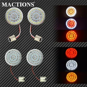 Motorcycle 1156 1157 Turn Signal Indicator Light 2" Bullet Style LED Inserts Panel Lights Lamp For Harley Dyna Sportster Softail
Motorcycle 1156 1157 Turn Signal Indicator Light 2" Bullet Style LED Inserts Panel Lights Lamp For Harley Dyna Sportster Softail