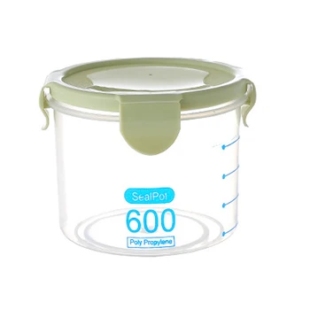 Kitchen Food Container Seal Pot Tea Coffee Candy Storage Tank Plastic Cereals Snacks Box Cookie Canister Jars For Spices 600Ml G
Kitchen Food Container Seal Pot Tea Coffee Candy Storage Tank Plastic Cereals Snacks Box Cookie Canister Jars For Spices 600Ml G