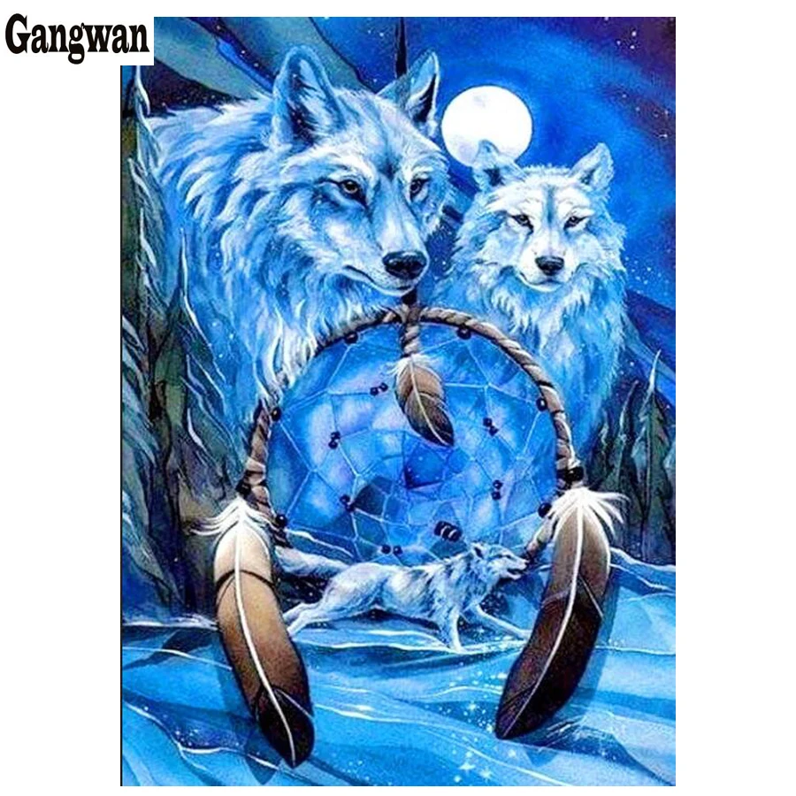 new DIY Diamond Painting Cross Stitch Indian wolves dream catcher 3D Full Diamond Embroidery feather Rhinestones Mosaic decor
new DIY Diamond Painting Cross Stitch Indian wolves dream catcher 3D Full Diamond Embroidery feather Rhinestones Mosaic decor