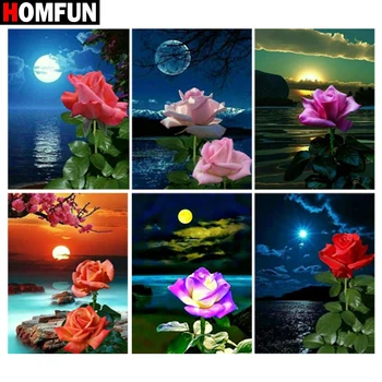 HOMFUN Diamond Painting Cross Stitch "Flower moon seascape" Full Square Round Diy 5d Diamond Embroidery Picture Rhinestone Art
HOMFUN Diamond Painting Cross Stitch "Flower moon seascape" Full Square Round Diy 5d Diamond Embroidery Picture Rhinestone Art