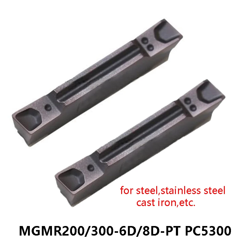 

Original Grooving Inserts MGMR 200 300 MGMR200-6D-PT MGMR300-8D-PT PC5300 for Steel and Stainless Cast Iron CNC Carbide Inserts