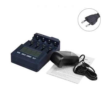 V2.2 Smart Rechargeable Batteries Power Adapter Digital 4 LCD Slots Universal Battery Charger EU Plug
V2.2 Smart Rechargeable Batteries Power Adapter Digital 4 LCD Slots Universal Battery Charger EU Plug