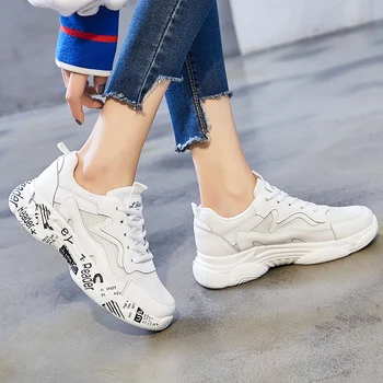 Hot Popular White Women Sneakers 2020 Fashion Letter Printed Breathable Mesh Women Sport Shoes 21818AHW2398 
Hot Popular White Women Sneakers 2020 Fashion Letter Printed Breathable Mesh Women Sport Shoes 21818AHW2398