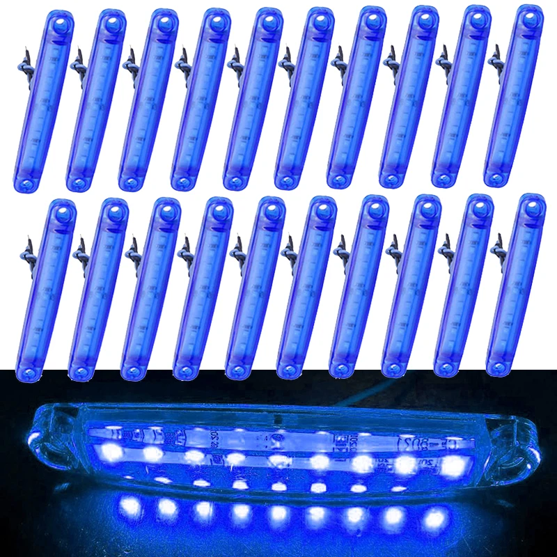 20pcs 24V 9LED Car Bus Truck Trailer LED Side Marker Light Lamp Waterproof Tail Turn Signal Parking Indicator Light
20pcs 24V 9LED Car Bus Truck Trailer LED Side Marker Light Lamp Waterproof Tail Turn Signal Parking Indicator Light
