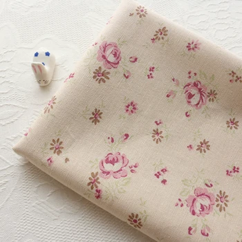 Handmade diy household clothing cotton hemp fabric camellia Daisy 
Handmade diy household clothing cotton hemp fabric camellia Daisy