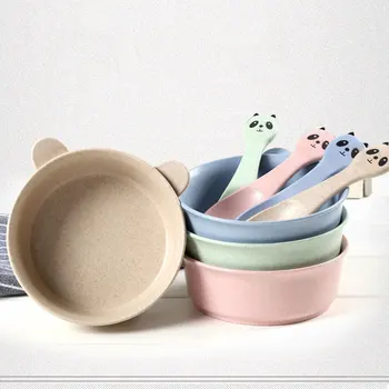2 Pcs/Set Baby Tableware Baby Feeding Food Tableware Panda Wheat Kid Dishes Eco-Friendly Children Training Dinnerware Anti-fall
2 Pcs/Set Baby Tableware Baby Feeding Food Tableware Panda Wheat Kid Dishes Eco-Friendly Children Training Dinnerware Anti-fall