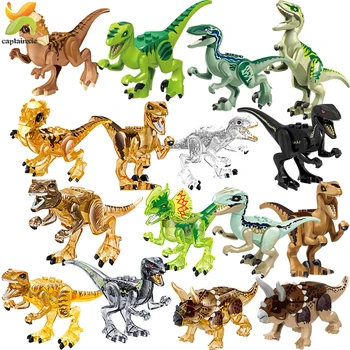 8 Pieces/set Jurassic World Paradise Dinosaur Plastic Spelling Building Blocks Simulation Animal Model Toys Children DIY set 
8 Pieces/set Jurassic World Paradise Dinosaur Plastic Spelling Building Blocks Simulation Animal Model Toys Children DIY set