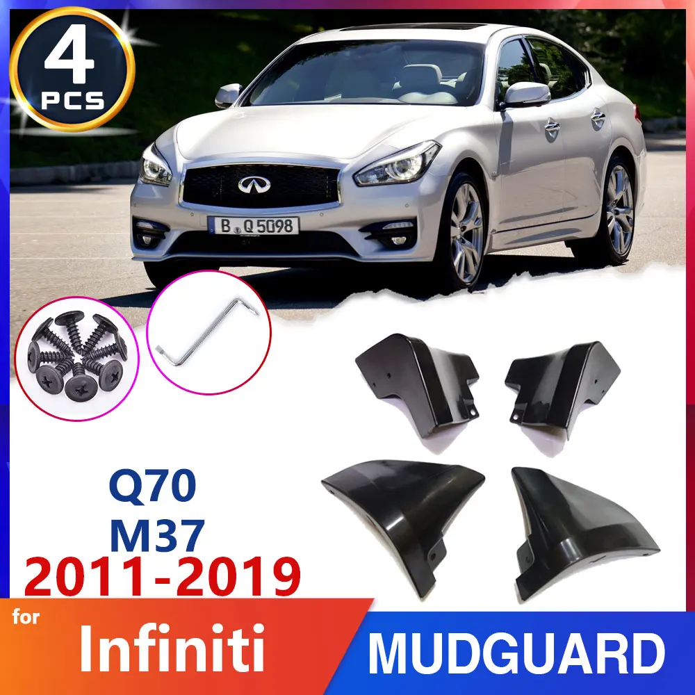 Car Mud-Flap Fender Mudguards for Infiniti M M25 M35h M37 M56 Q70 Q70L Y51 2011~2019 2015 Splash Guards Accessories Auto-Goods
Car Mud-Flap Fender Mudguards for Infiniti M M25 M35h M37 M56 Q70 Q70L Y51 2011~2019 2015 Splash Guards Accessories Auto-Goods