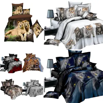 4 IN 1 Bedding Set Bed Sheet 3D Animal Print Sanding Quilt Cover 1 x Duvet Cover 1 x Flat Sheet 2 x Pillow Cases Home Comforter
4 IN 1 Bedding Set Bed Sheet 3D Animal Print Sanding Quilt Cover 1 x Duvet Cover 1 x Flat Sheet 2 x Pillow Cases Home Comforter