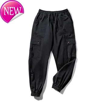 Cargo 2020 New Pants Casual Jogger Pants Ankle Length Pants Spring Autumn Elastic Waist Solid Pants With Multiple Pockets Bla
Cargo 2020 New Pants Casual Jogger Pants Ankle Length Pants Spring Autumn Elastic Waist Solid Pants With Multiple Pockets Bla