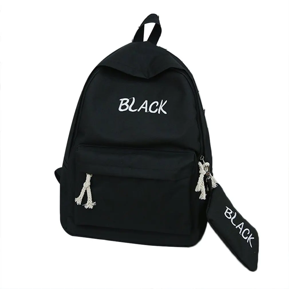 Candy Color Girl Oxford Soft Face Student Bag Large Capacity Canvas Travel Backpack Small Fresh Letter Backpack outdoor
Candy Color Girl Oxford Soft Face Student Bag Large Capacity Canvas Travel Backpack Small Fresh Letter Backpack outdoor