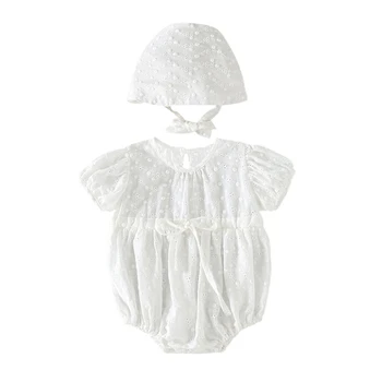 2020 Newborn Baby Romper Girls Jumpsuit Infant Bodysuit Tulle Lace Dress Hat Kids Clothes Outfit Sets 
2020 Newborn Baby Romper Girls Jumpsuit Infant Bodysuit Tulle Lace Dress Hat Kids Clothes Outfit Sets