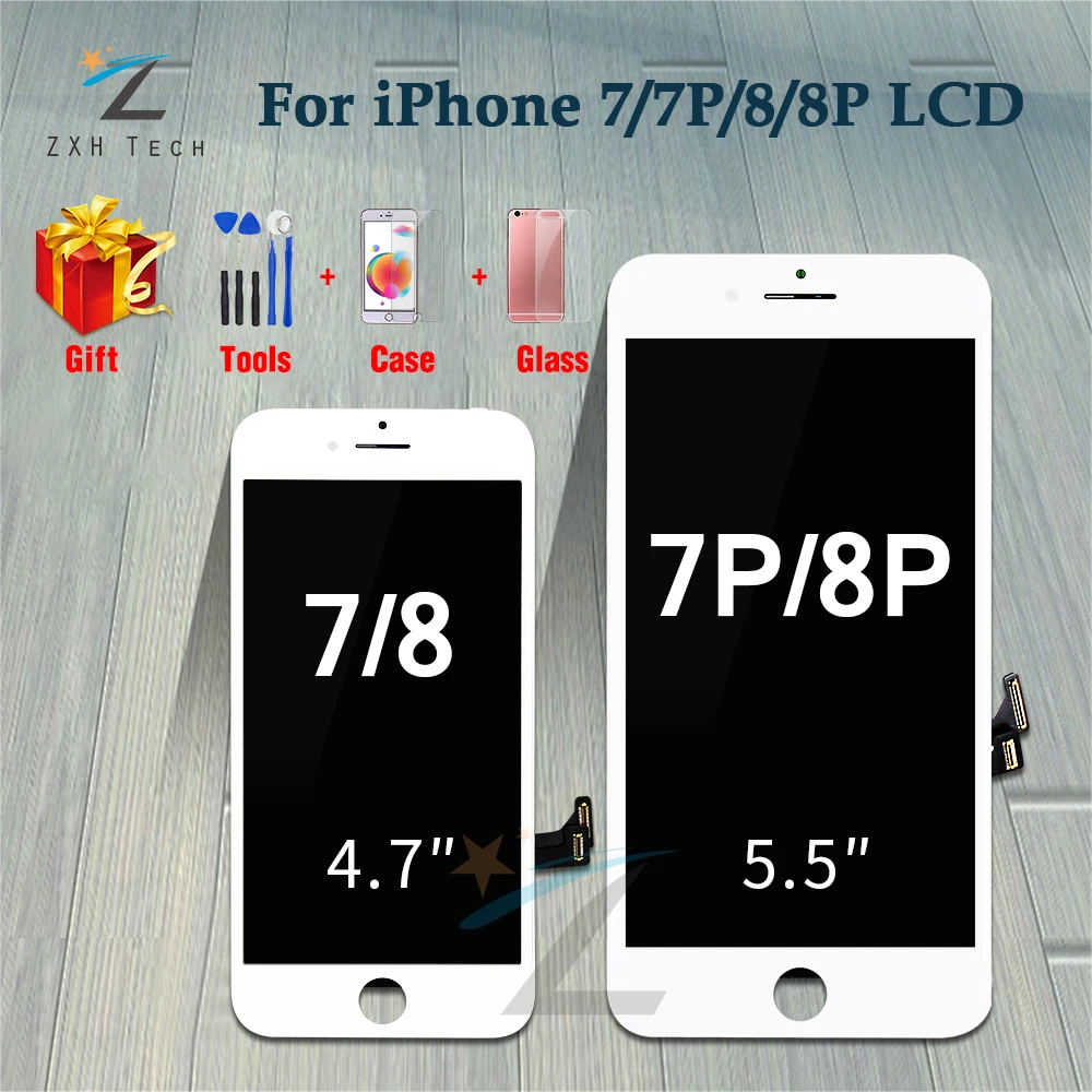 1PCS LCD Replacement Touch Screen Assembly Digitizer for iPhone 8 8 Plus LCD Display for iPhone 7 7 Plus LCD with Good 3d Touch
1PCS LCD Replacement Touch Screen Assembly Digitizer for iPhone 8 8 Plus LCD Display for iPhone 7 7 Plus LCD with Good 3d Touch