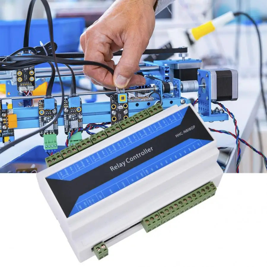 8 Channel Industrial Ethernet IP Network Relay module Remote Controller Device Ethernet to RS485 bistable relay MODBUS TCP 
8 Channel Industrial Ethernet IP Network Relay module Remote Controller Device Ethernet to RS485 bistable relay MODBUS TCP