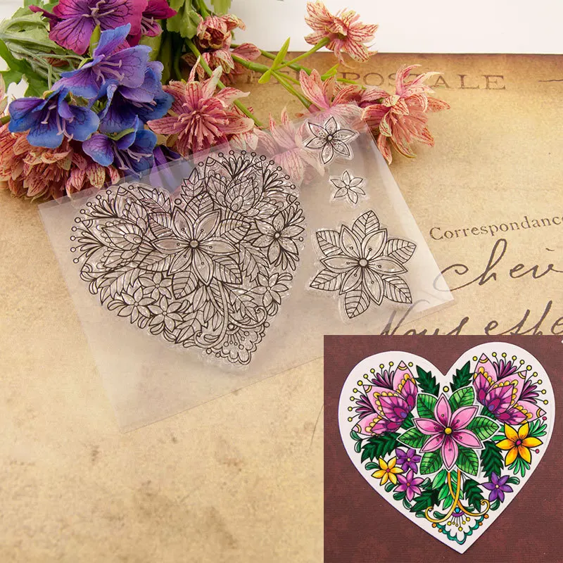 Christmas Flower Big Heart Transparent Clear Silicone Stamp and Cutting Dies DIY Scrapbooking Album Decorative Card Making
Christmas Flower Big Heart Transparent Clear Silicone Stamp and Cutting Dies DIY Scrapbooking Album Decorative Card Making