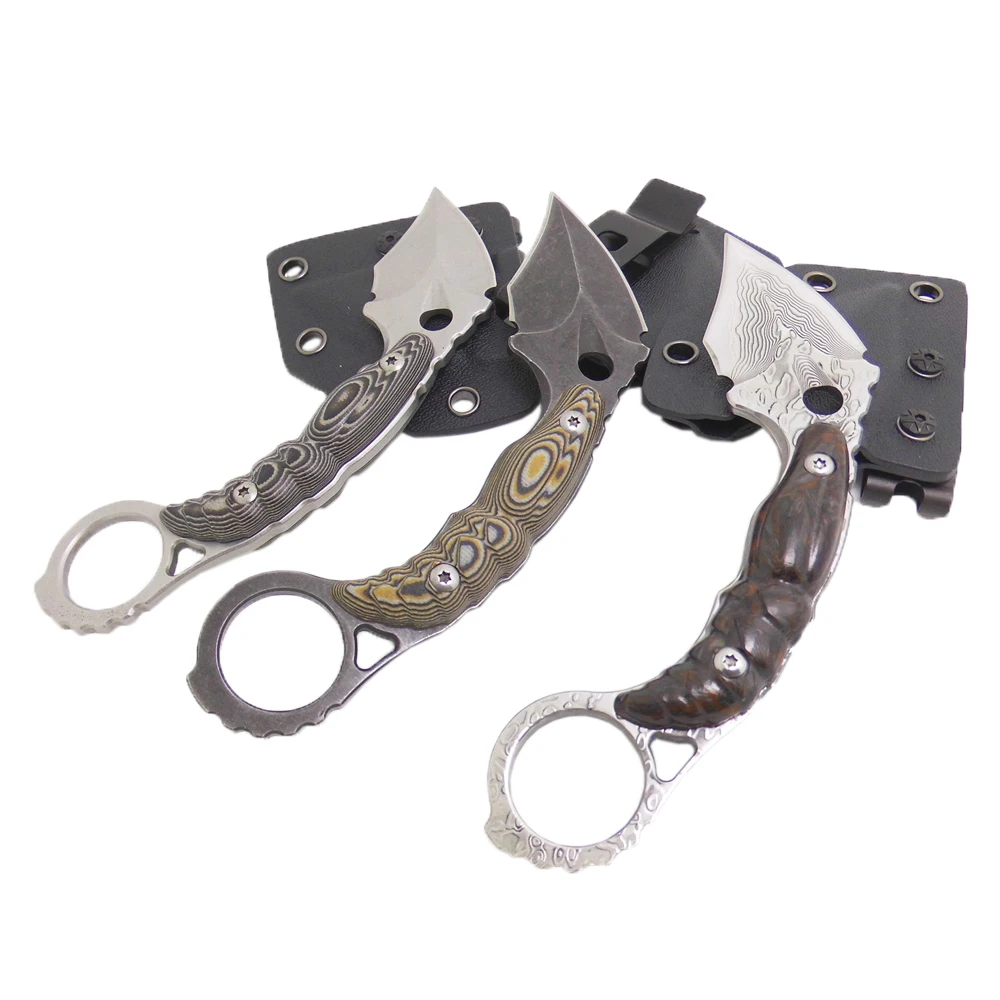 MASALONG Knives Survival Tools Giant Bee Damascus Karambit Carbon Fiber Tactical Hunting Outdoor Blade Kni164
MASALONG Knives Survival Tools Giant Bee Damascus Karambit Carbon Fiber Tactical Hunting Outdoor Blade Kni164