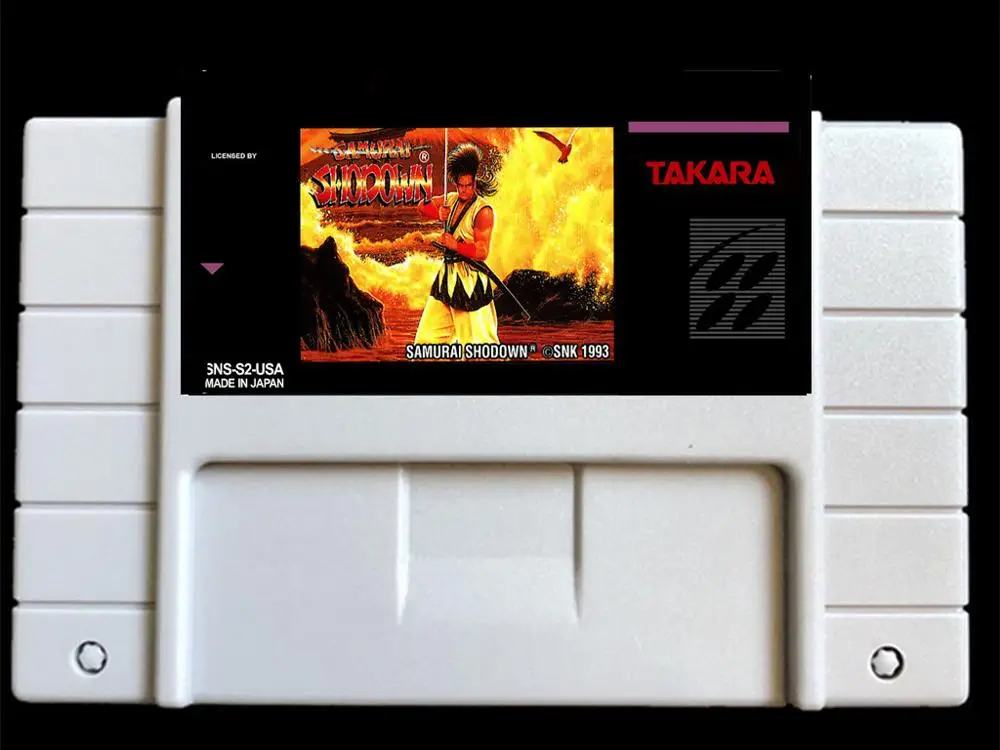 Samurai Shodown USA- NTSC version 46 pins Video games card NTSC version for Retro Video games Console !
Samurai Shodown USA- NTSC version 46 pins Video games card NTSC version for Retro Video games Console !