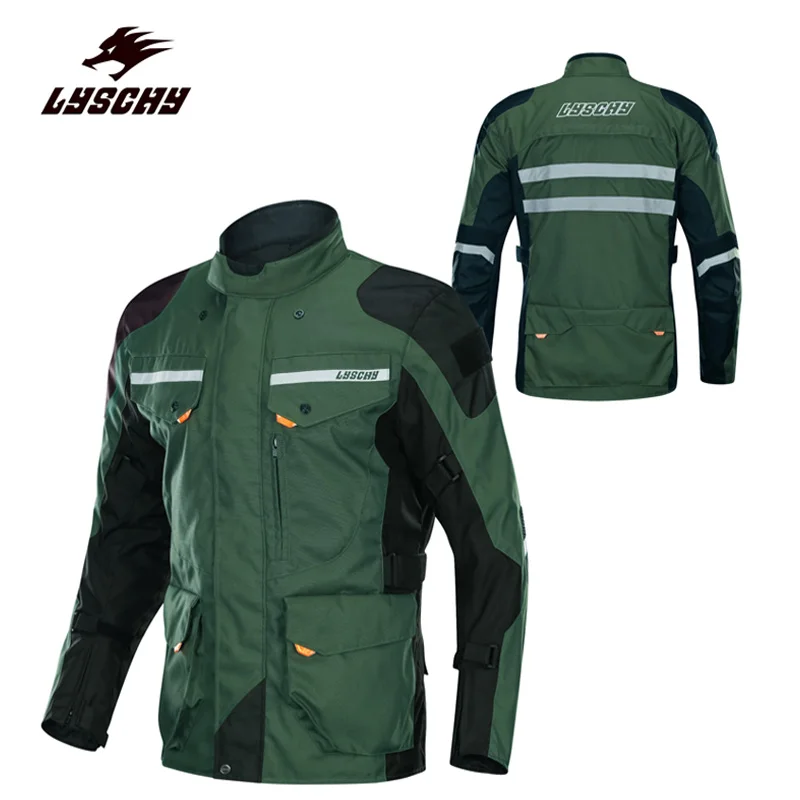 LYSCHY New Motorcycle Jacket 3 in 1 Protection Detachable Oxford Cloth Motocross Racing Riding Jacket Off-Road Touring Clothing
LYSCHY New Motorcycle Jacket 3 in 1 Protection Detachable Oxford Cloth Motocross Racing Riding Jacket Off-Road Touring Clothing