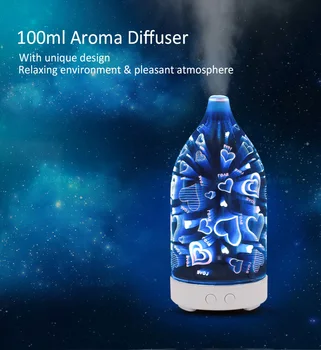 Air humidifier 3D Ultrasonic Aroma Essential Oil Diffuser With LED Changing Light humidifier Essential Oil Cool Mist for home
Air humidifier 3D Ultrasonic Aroma Essential Oil Diffuser With LED Changing Light humidifier Essential Oil Cool Mist for home