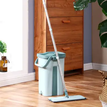 Magic Cleaning Mops Free Hand Mop with Bucket Drop Shipping Floors Squeeze Flat Mop with Water Home Kitchen Floor Cleaner
Magic Cleaning Mops Free Hand Mop with Bucket Drop Shipping Floors Squeeze Flat Mop with Water Home Kitchen Floor Cleaner