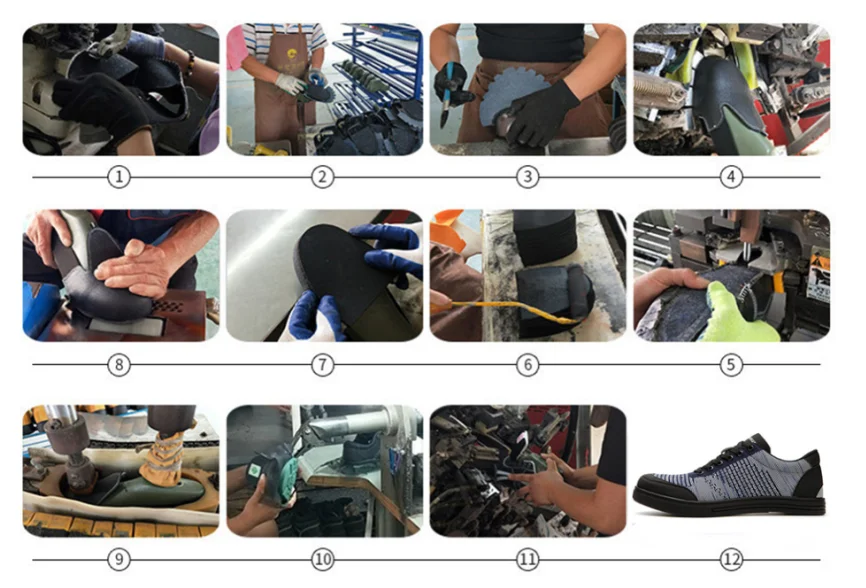 flat bottom steel toe boots