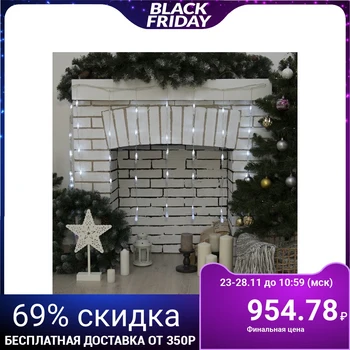 Garland "Curtain" 2.5 х 0.65 m with "Drops" attachments, IP20, transparent thread, 50 LED, white glow, 8 modes, 220 V
Garland "Curtain" 2.5 х 0.65 m with "Drops" attachments, IP20, transparent thread, 50 LED, white glow, 8 modes, 220 V