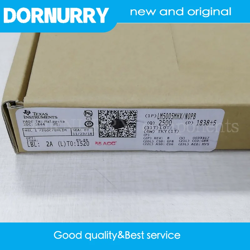 LM5005MHX/NOPB Ultra Fast Power Regulator IC Hi Vtg Buck Reg 2.5 A Output Current
LM5005MHX/NOPB Ultra Fast Power Regulator IC Hi Vtg Buck Reg 2.5 A Output Current