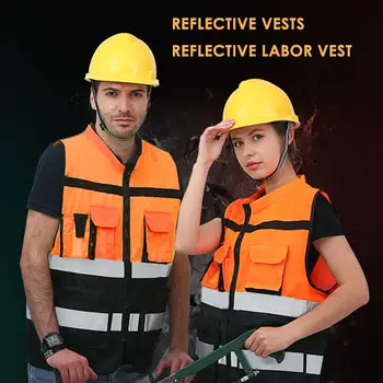 Safety Jacket Practical Durable Polyester Fiber Life Vest Clothing Engineering Sanitation Worker Equipment Outdoors
Safety Jacket Practical Durable Polyester Fiber Life Vest Clothing Engineering Sanitation Worker Equipment Outdoors