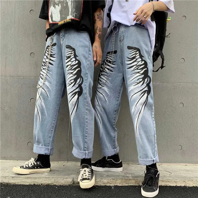 2019 Harajuku Jeans Pants Women Fashion Denim Print Jogger Sweatpants Spring Casual Streetwear Womens Plus Size Hip Hop Pants
2019 Harajuku Jeans Pants Women Fashion Denim Print Jogger Sweatpants Spring Casual Streetwear Womens Plus Size Hip Hop Pants